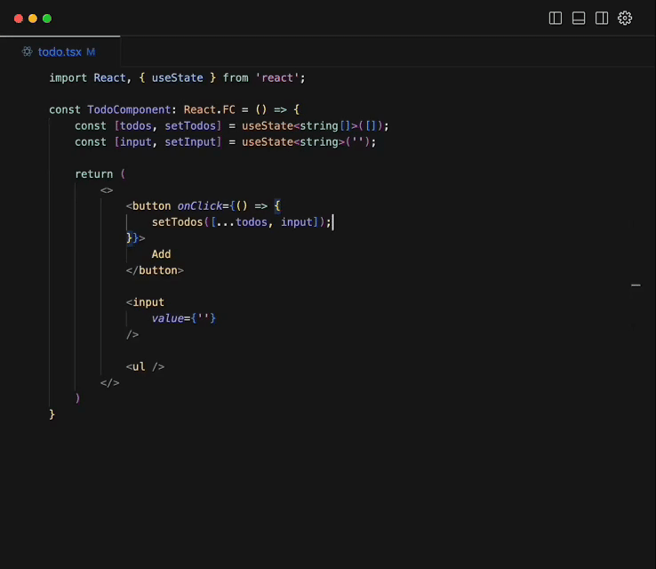 Cursor AI autocomplete interface